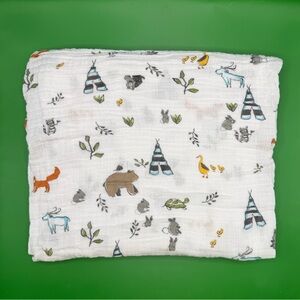 Little Unicorn Organic Cotton Muslin Baby Swaddle Blanket - Forest Friends